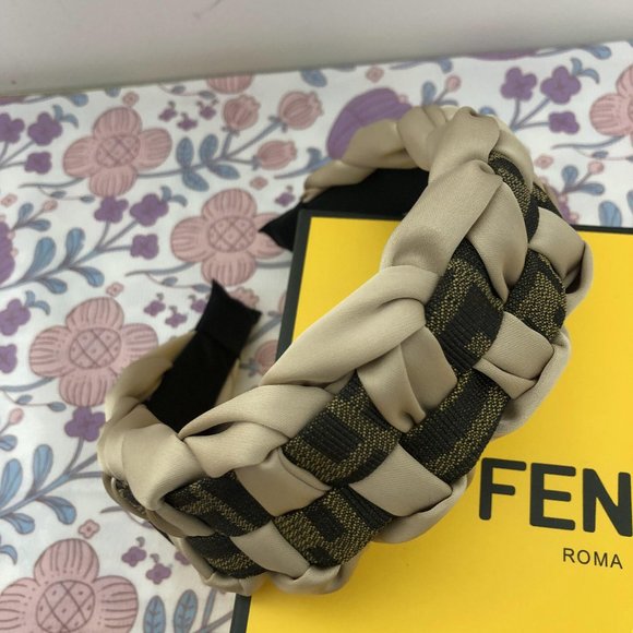 Headband Deals Fendi Yellow Headband Fendi Headband With Brown